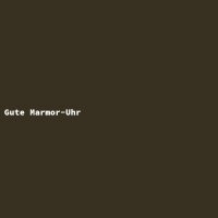 Gute Marmor-Uhr