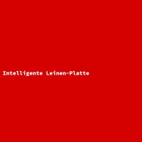 Intelligente Leinen-Platte