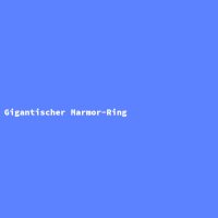 Gigantischer Marmor-Ring