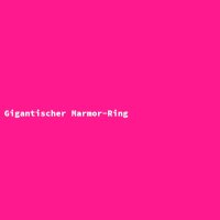 Gigantischer Marmor-Ring