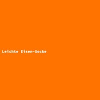 Leichte Eisen-Socke