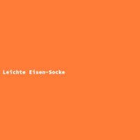 Leichte Eisen-Socke