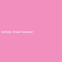 Schicke Eisen-Tastatur
