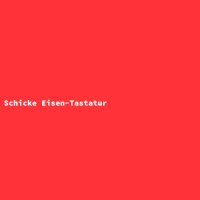Schicke Eisen-Tastatur