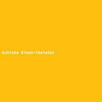 Schicke Eisen-Tastatur