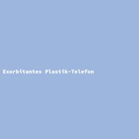 Exorbitantes Plastik-Telefon